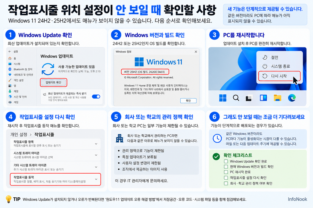 윈도우11 작업표시줄 위치·크기 바꾸는 방법|위·왼쪽·오른쪽 이동 설정 (2026) chatgpt image 2026년 9월 8일 오후 05 03 20